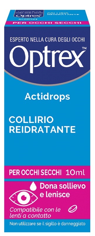 COLLIRIO REIDRATANTE OCCHI SECCHI OPTREX ACTIDROPS 10 ML - Gruppofarmastore.it
