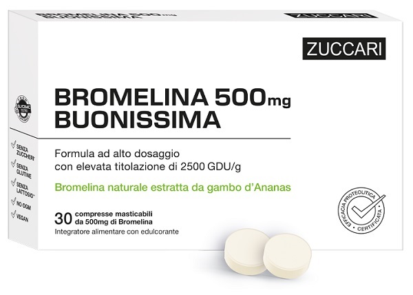 BROMELINA 500 BUONISSIMA 30 COMPRESSE - Gruppofarmastore.it