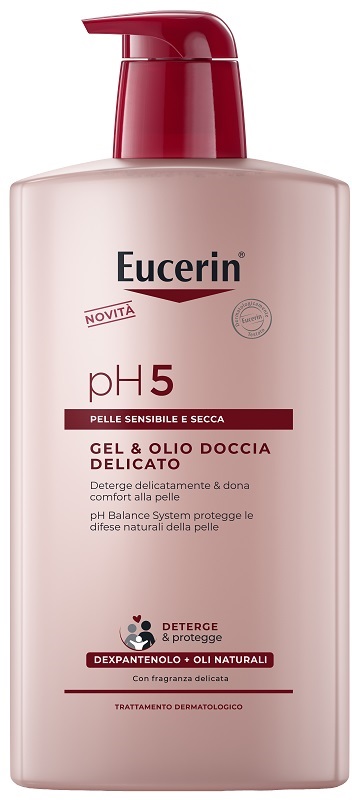 EUCERIN GEL & OLIO DOCCIA DELICATO 1 LITRO - Gruppofarmastore.it