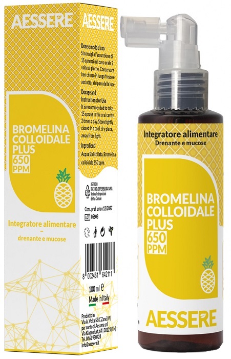 BROMELINA COLLOIDALE PLUS SPRAY 650 PPM 100 ML - Gruppofarmastore.it