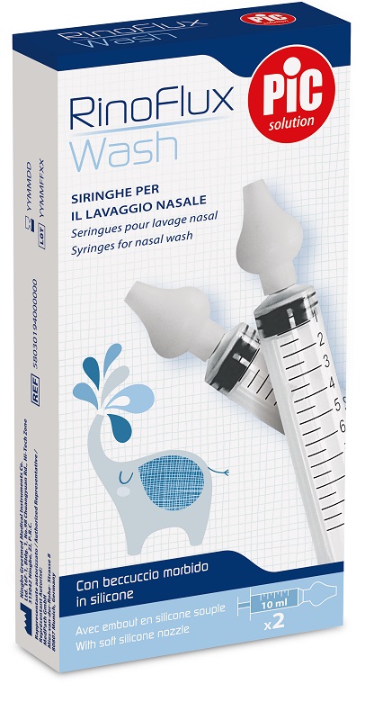 RINOFLUX WASH SIRINGHE LAVAGGIO NASALE 2 PEZZI - Gruppofarmastore.it