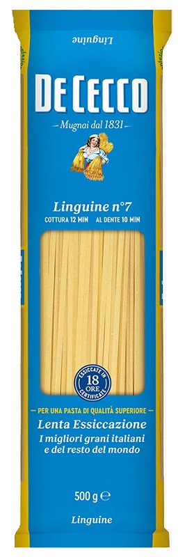 DE CECCO LINGUINE N7 NUOVA RICETTA 400 G - Gruppofarmastore.it
