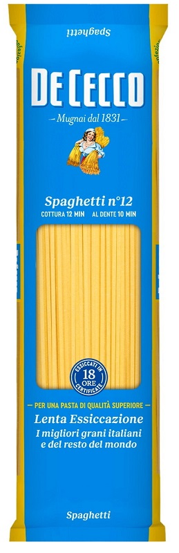 DE CECCO SPAGHETTI N12 NUOVA RICETTA 400 G - Gruppofarmastore.it