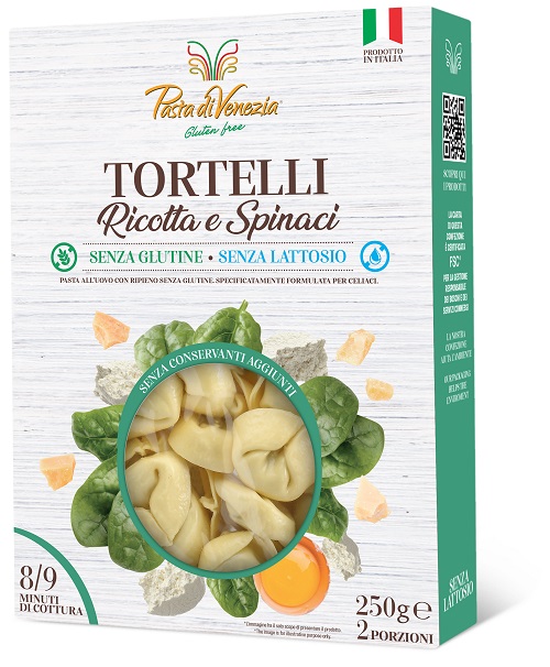 PASTA DI VENEZIA TORTELLI RICOTTA E SPINACI SENZA GLUTINE STAB  250 G - Gruppofarmastore.it