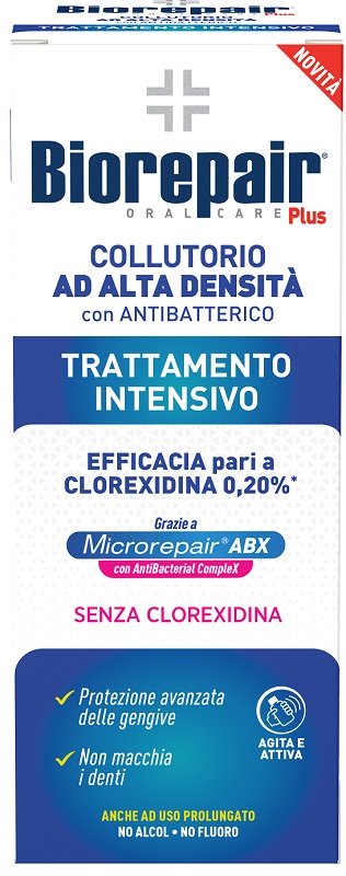 BIOREPAIR PLUS COLLUTORIO ALTA DENSITA' ANTIBATTERICO ABX 250 ML - Gruppofarmastore.it