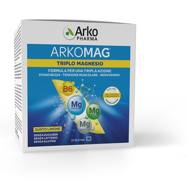ARKOMAG TRIPLO MAGNESIO 20 BUSTINE - Gruppofarmastore.it