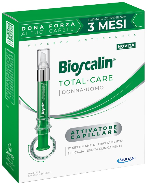 BIOSCALIN TOTAL CARE ATTIVATORE CAPILLARE 2 APPLICATORI MULTIDOSE X 10 ML - Gruppofarmastore.it
