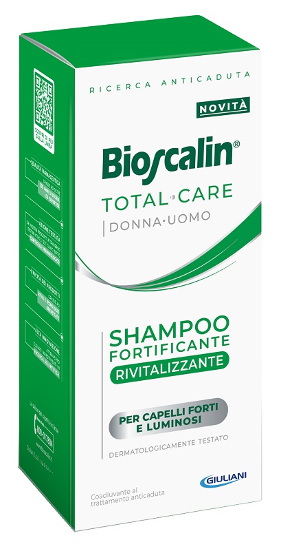 BIOSCALIN TOTAL CARE SHAMPOO FORTIFICANTE RIVITALIZZANTE 200 ML - Gruppofarmastore.it