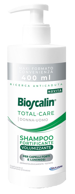BIOSCALIN TOTAL CARE SHAMPOO FORTIFICANTE VOLUMIZZANTE 400 ML - Gruppofarmastore.it
