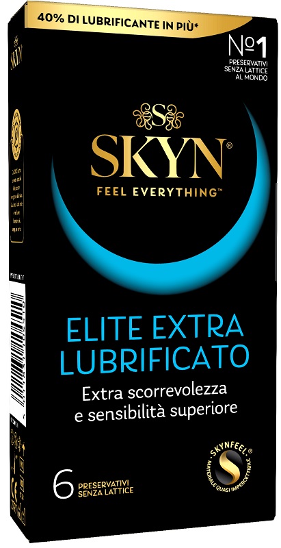 PROFILATTICO SKYN ELITE EXTRA LUBRIFICATO 6 PEZZI - Gruppofarmastore.it