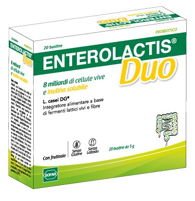 ENTEROLACTIS DUO POLVERE 20 BUSTINE - Gruppofarmastore.it