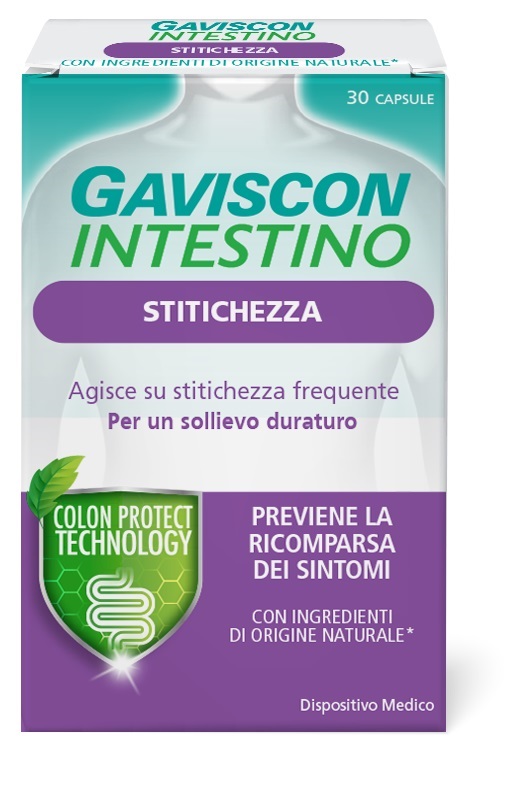 GAVISCON INTESTINO STITICHEZZA 30 CAPSULE - Gruppofarmastore.it