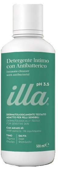 ILLA DETERGENTE INTIMO ANTIBATTERICO PH 3,5 500 ML - Gruppofarmastore.it
