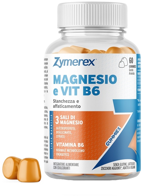 ZYMEREX MAGNESIO E VIT B6 60 GUMMIES - Gruppofarmastore.it