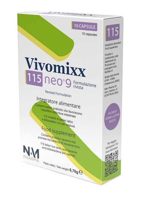 VIVOMIXX 115 NEO 9 10 CAPSULE - Gruppofarmastore.it