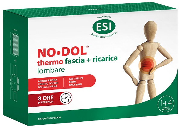 ESI NO DOL THERMO FASCIA LOMBARE 1 PEZZO + RICARICA 4 PEZZI - Gruppofarmastore.it