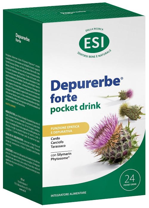 ESI DEPURERBE FORTE POCKET DRINK 24 PEZZI 20 ML - Gruppofarmastore.it