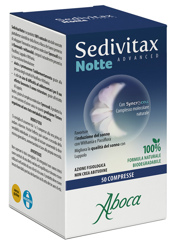SEDIVITAX NOTTE ADVANCED 50 COMPRESSE - Gruppofarmastore.it