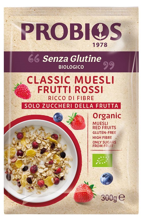 PROBIOS CLASSIC MUESLI FRUTTI ROSSI 300 G - Gruppofarmastore.it