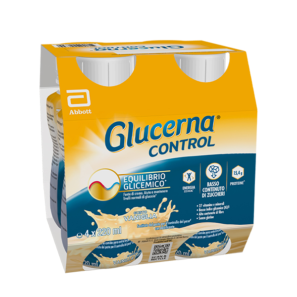 GLUCERNA CONTROL VANIGLIA 4X220 ML - Gruppofarmastore.it