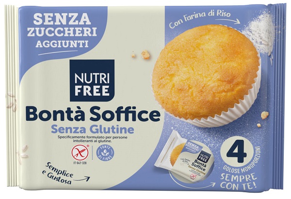 NUTRIFREE BONTA' SOFFICE SENZA ZUCCHERI AGGIUNTI 4 PEZZI DA 35 G - Gruppofarmastore.it