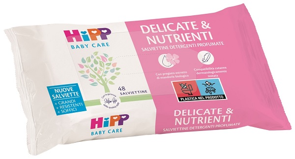 HIPP SALVIETTINE DELICATE & NUTRIENTI 48 PEZZI - Gruppofarmastore.it