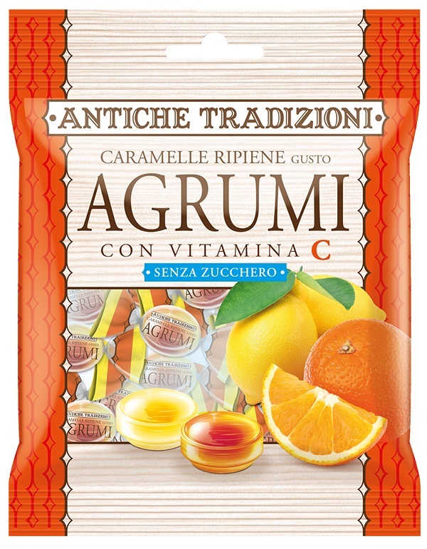 ANTICHE TRADIZIONI CARAMELLE RIPIENE AGRUMI 60 G - Gruppofarmastore.it