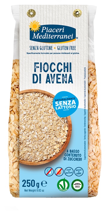 PIACERI MEDITERRANEI FIOCCHI AVENA 250 G - Gruppofarmastore.it