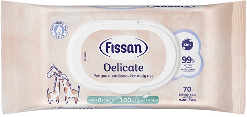 FISSAN SALVIETTE DELICATE NEW 70 PEZZI - Gruppofarmastore.it