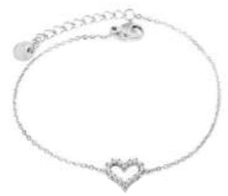 ATELIER FRATTINA 77 BRACCIALE CUORE STRASS - Gruppofarmastore.it