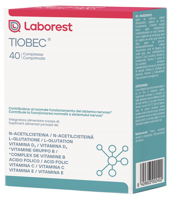 TIOBEC 40 COMPRESSE - Gruppofarmastore.it