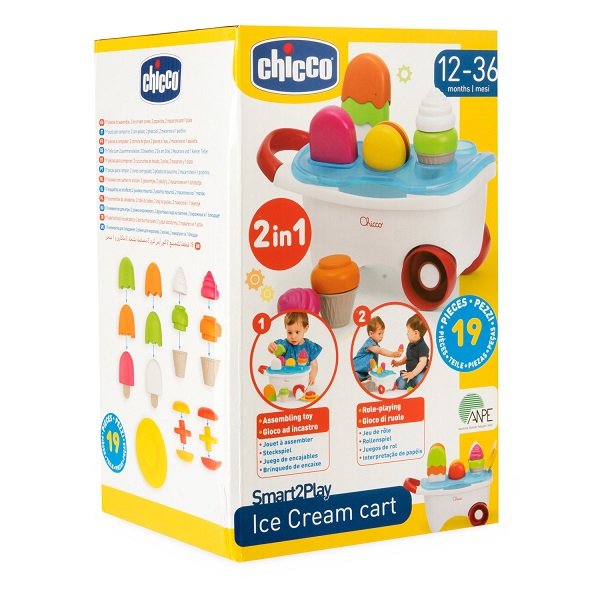 CHICCO GIOCO SMART2PLAY CARRETTO DEI GELATI - Gruppofarmastore.it
