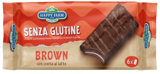 HAPPY FARM BROWN 6 PEZZI DA 45 G - Gruppofarmastore.it