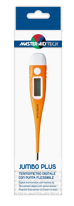 TERMOMETRO DIGITALE CON PUNTA FLESSIBILE MASTER-AID TECH JUMBO+ - Gruppofarmastore.it