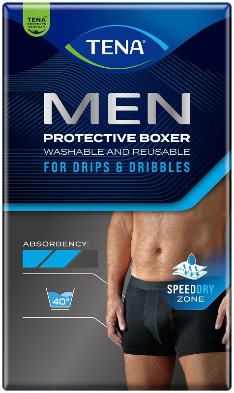 TENA MEN PROTECTIVE BOXER ASSORBENTE LAVABILE MEDIUM 1 PEZZO - Gruppofarmastore.it