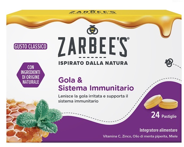 ZARBEE'S GOLA & SISTEMA IMMUNITARIO 24 PASTIGLIE - Gruppofarmastore.it