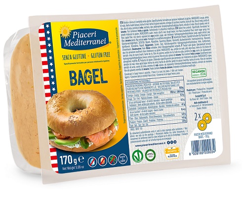 PIACERI MEDITERRANEI BAGEL 170 G - Gruppofarmastore.it