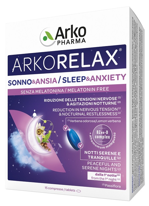 ARKORELAX SONNO&ANSIA 15 COMPRESSE - Gruppofarmastore.it
