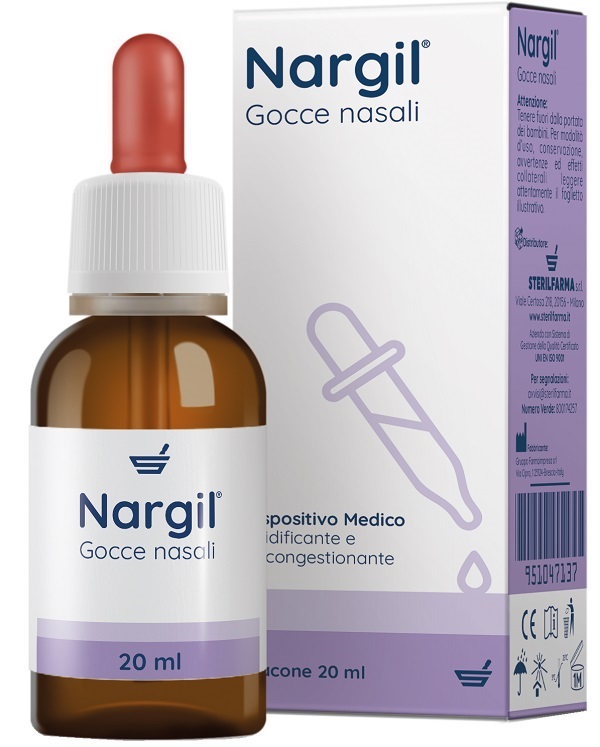 GOCCE NASALI NARGIL 20 ML - Gruppofarmastore.it
