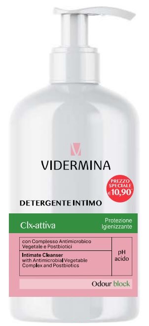 VIDERMINA CLX DETERGENTE INTIMO 500 ML NUOVA FORMULAZIONE SPECIAL PRICE - Gruppofarmastore.it