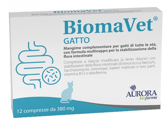 BIOMAVET GATTO 380MG 12 COMPRESSE - Gruppofarmastore.it