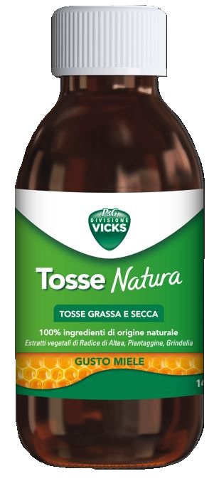 VICKS TOSSE NATURA TOSSE GRASSA E SECCA GUSTO MIELE 140 ML - Gruppofarmastore.it