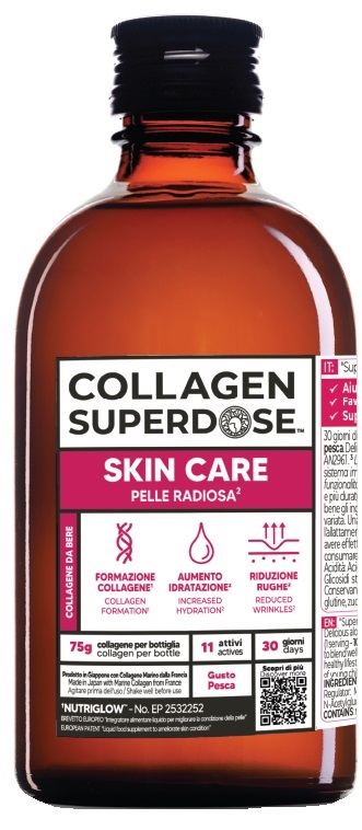 COLLAGEN SUPERDOSE SKIN CARE 300 ML COLLAGENE 75 G - Gruppofarmastore.it