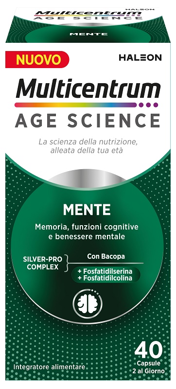 MULTICENTRUM AGE SCIENCE MENTE 40 CAPSULE - Gruppofarmastore.it
