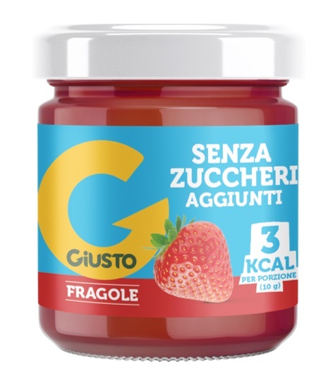 GIUSTO CONFETTURA FRAGOLA SENZA ZUCCHERO 200 G - Gruppofarmastore.it