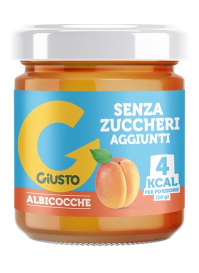 GIUSTO CONFETTURA ALBICOCCA SENZA ZUCCHERO 200 G - Gruppofarmastore.it