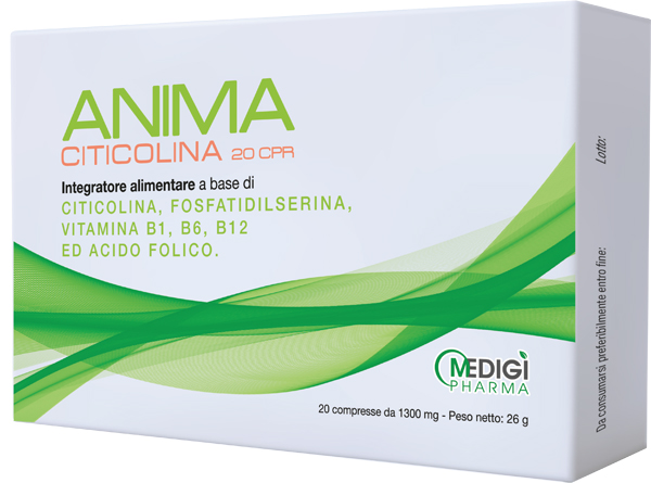 ANIMA CITICOLINA 20 COMPRESSE - Gruppofarmastore.it