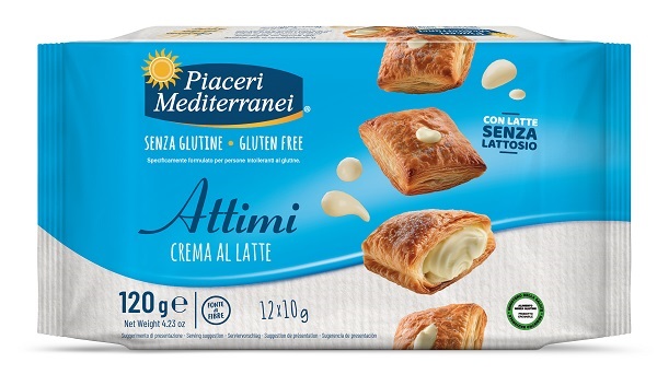 PIACERI MEDITERRANEI ATTIMI CREMA AL LATTE 12 PEZZI DA 10 G - Gruppofarmastore.it