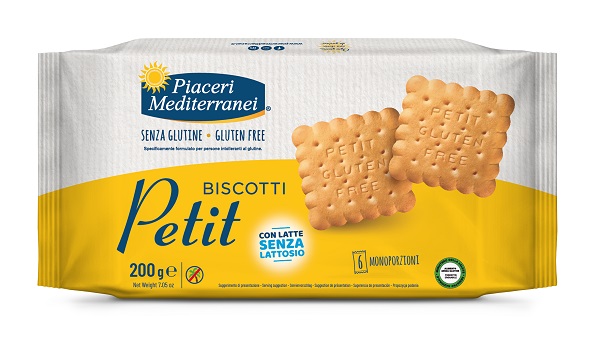 PIACERI MEDITERRANEI BISCOTTI PETIT 200 G - Gruppofarmastore.it