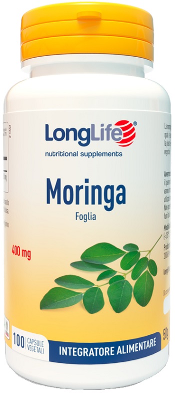 LONGLIFE MORINGA 400MG 100 CAPSULE - Gruppofarmastore.it